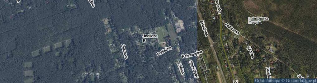 Zdjęcie satelitarne Jałowcowa ul.